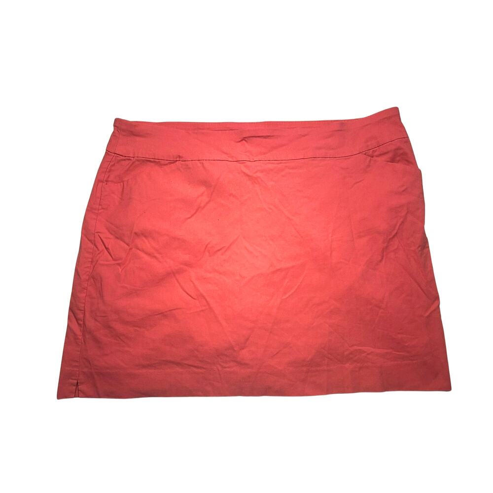 Chater Club Plus Size 3X Coral Pink Pull On Skort Built In Shorts Athleisure